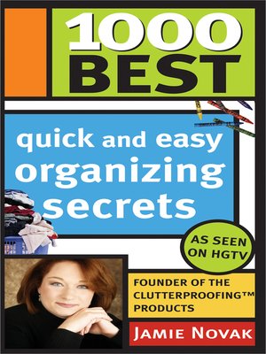 cover image of 1,000 Best Quick and Easy Organizing Secrets